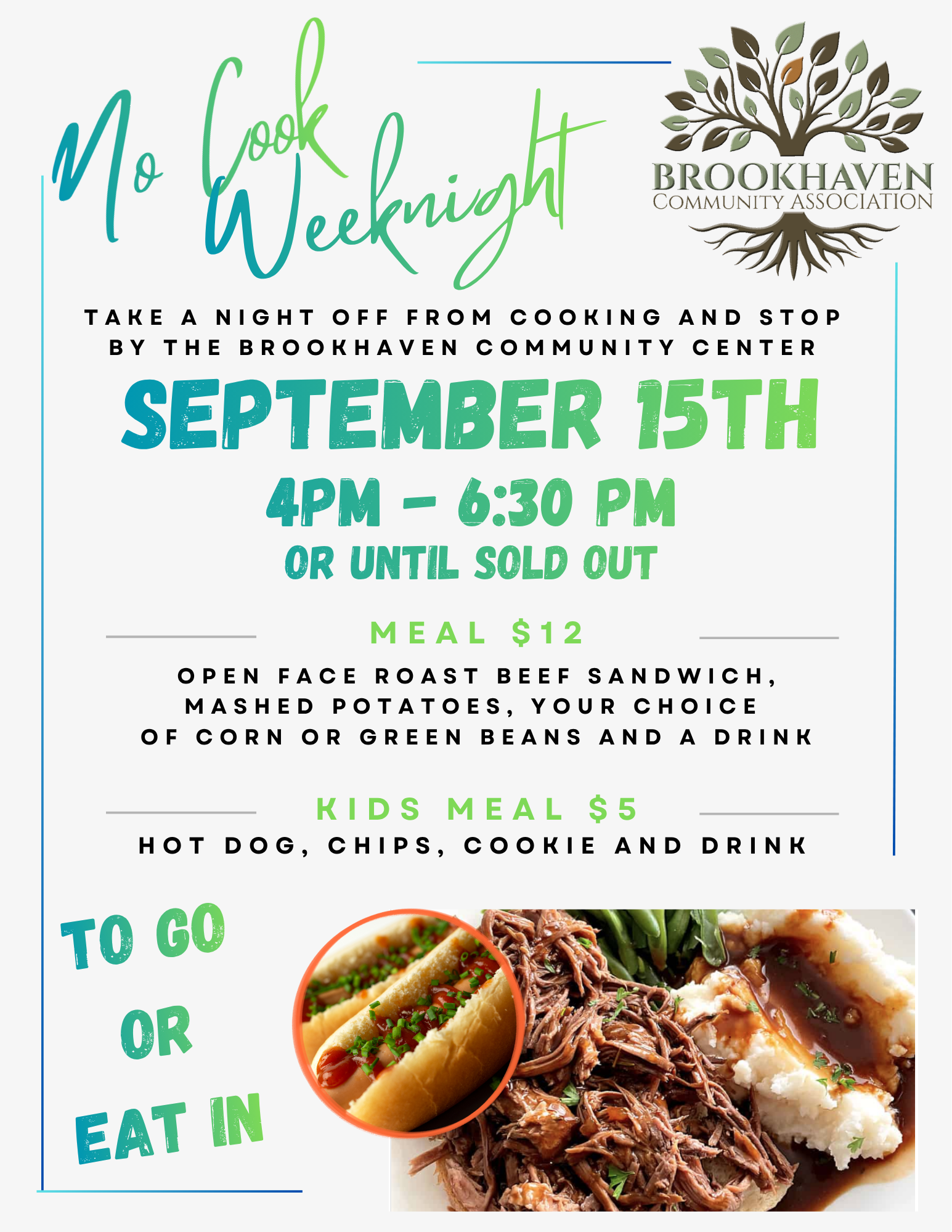 Flyer No Cook Wednesdays (2)